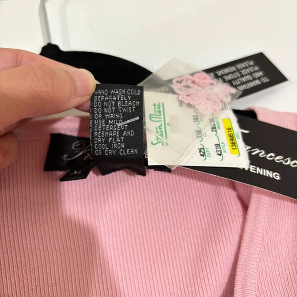 Y2K Francesca Evening Embroidered Cardigan Pink Floral sz XL Cottagecore Granny - Picture 10 of 10